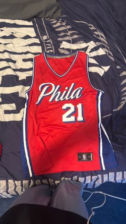 Joel Embiid NBA Philadelphia 76ers Jersey Men’s  Size Large