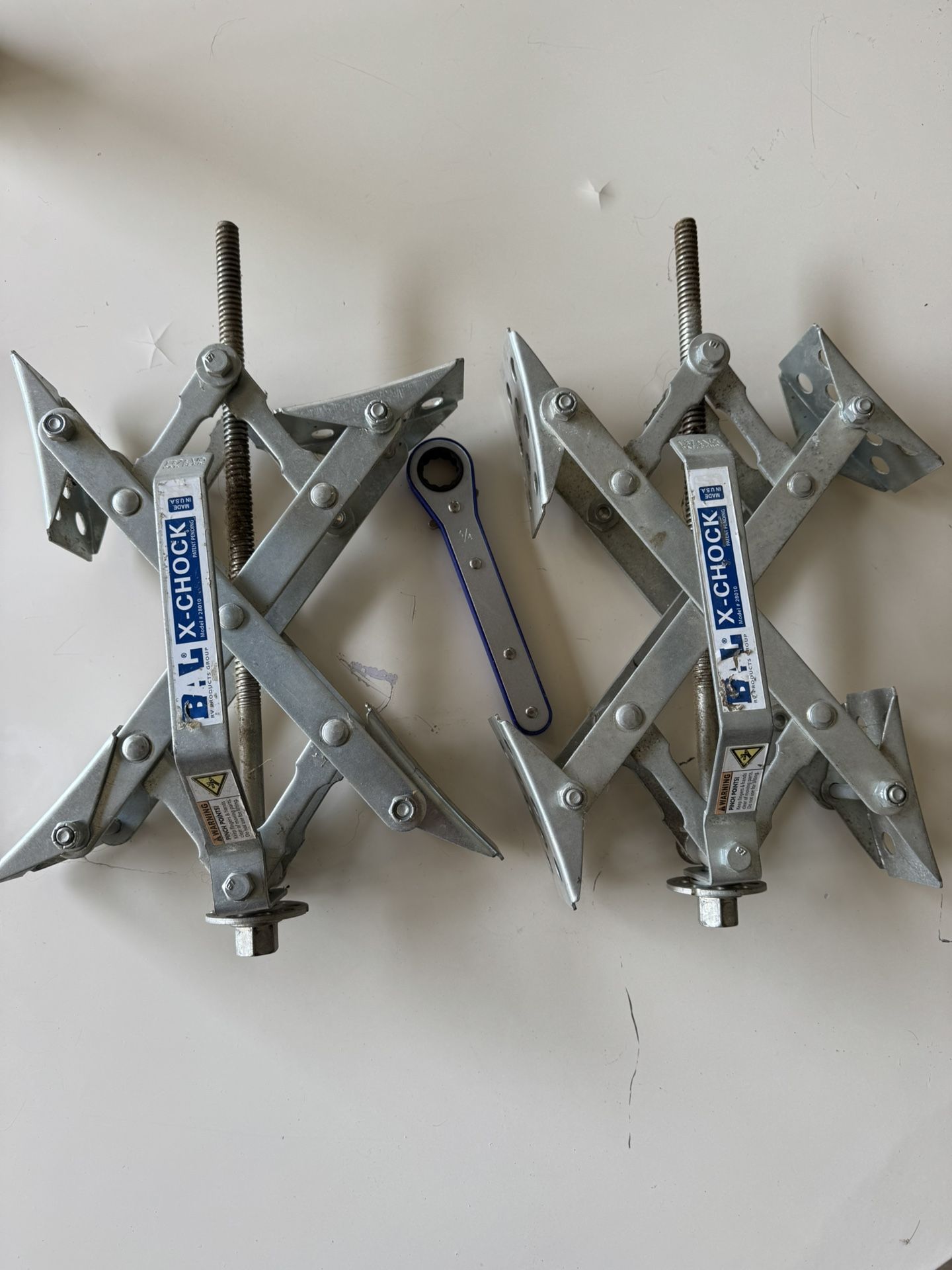 X-Chocks RV Camper Wheel Stabilizer