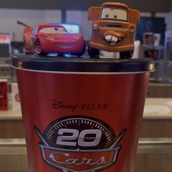 Cars 20th anniversary Topper popcorn Tin