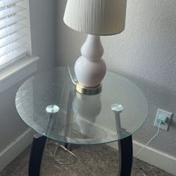 2 Glass Tables 2 Matchi By Lamps 