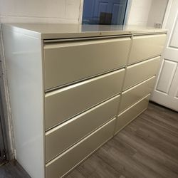 OFFICE/HOME FILE CABINET 4 DRAWERS LATERAL METAL FILE 