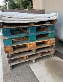 FREE.  Empty wood pallets
