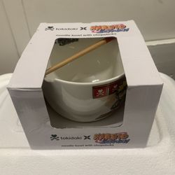 Naruto Ramen Bowl With Chopsticks