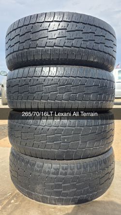 265/70/16LT Lexani All Terrain
