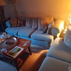 Vintage Sofa and Love Seat