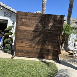 Wooden Party Backdrop