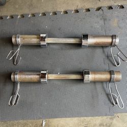 Olympic Dumbbells Handles.     35 Dollars 