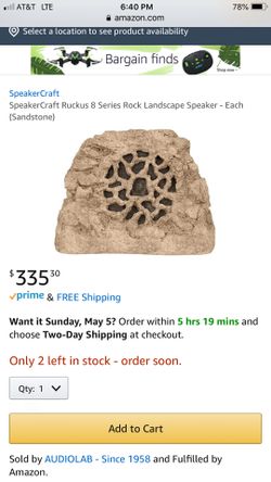 Speaker craft 8inch 4 Abailable