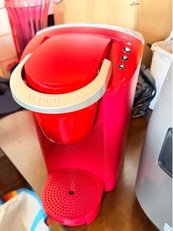 Red Keurig Single-Serve Coffee Maker