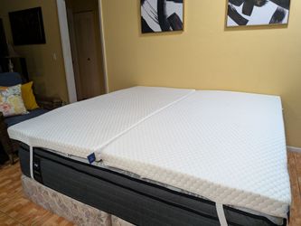 Helix ErgoAlign Mat,tress Topper T,win XL - Brand New (Display Model) - 2 Make a Ki,ng! - $100 EACH (73% OFF)