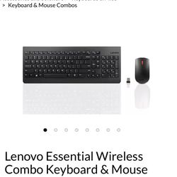 Lenovo Wireless keyboard And mouse