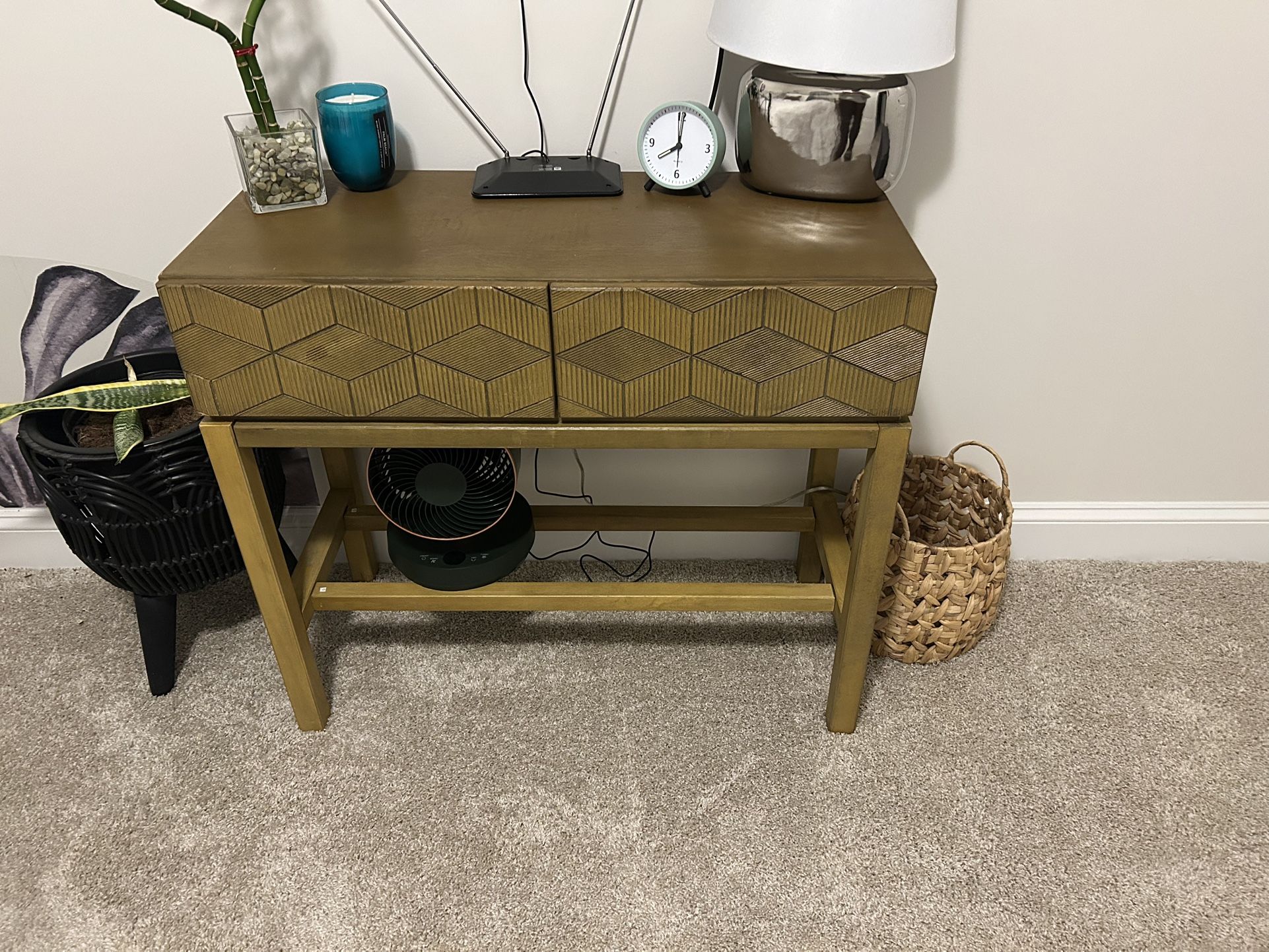 Console Table With Drawers