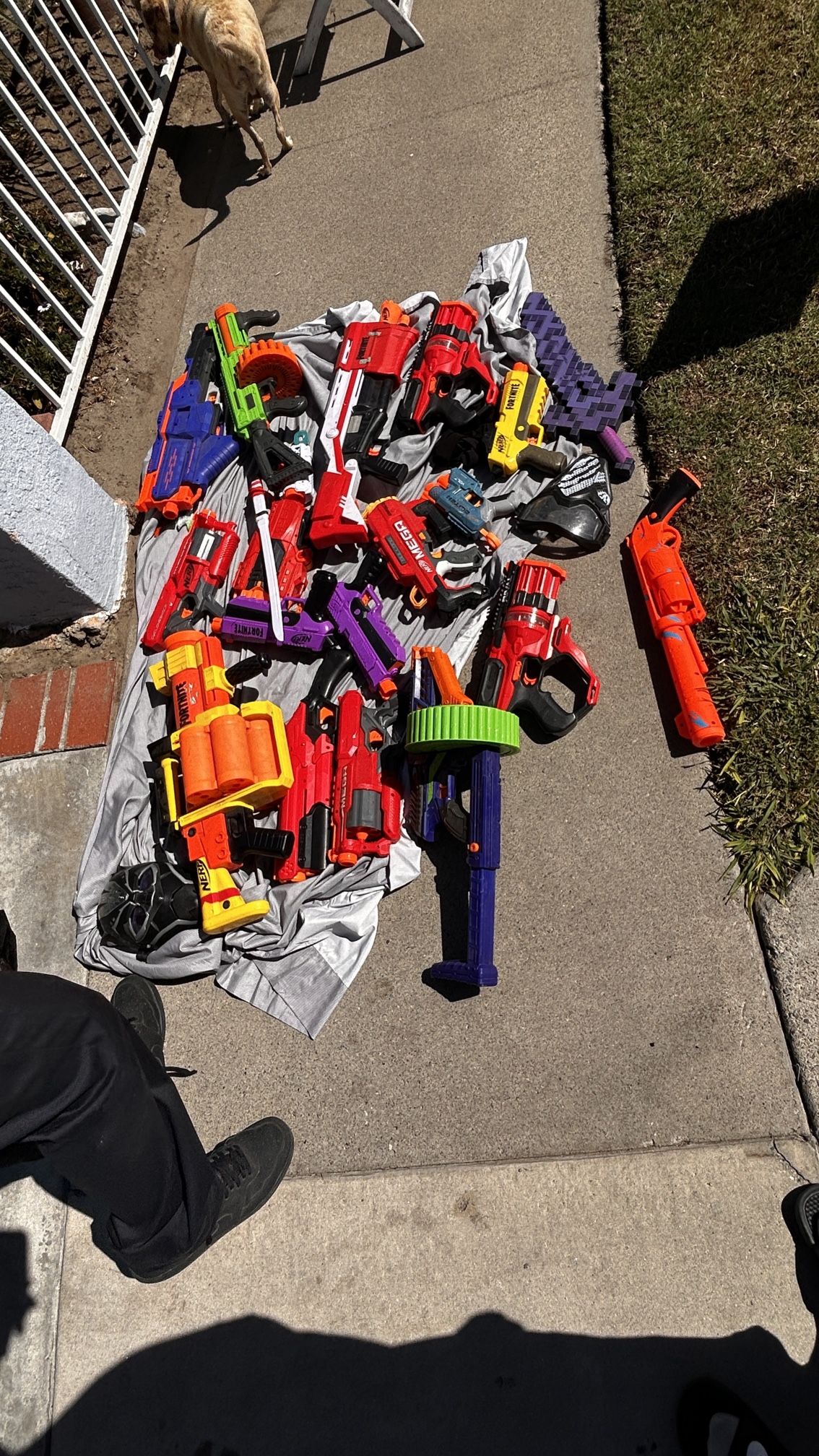  NERF GUNS FOR SALE – 22 USED NERF BLASTERS – $150 BUNDLE (NO DARTS) 