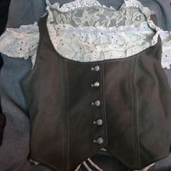 Corset Vest Set