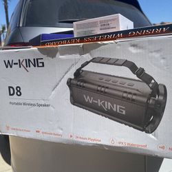 w-king D8 speaker Subwoofer/  Power Bank