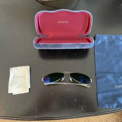 GG0500s blue Gucci Aviator