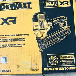Top Rated🛑Dewalt 20V MAX XR Lithium-Ion Electric Cordless 16-Gauge Angled Finishing Nailer (Tool Only)