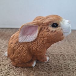 Ceramic Rabbit Figurine- Snuggle Babies