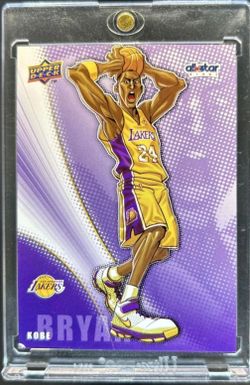 MINT!! 2008 Upper Deck All-Star Vinyl Kobe Bryant #KB1 Lakers Card Only