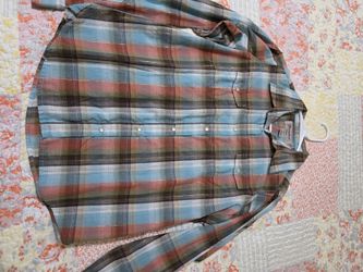 Wrangler Plaid Western Snap Button Shirt