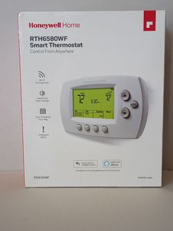 Honeywell Home Smart Thermostat Wi-Fi 7-Day Programmable RTH6580WF
