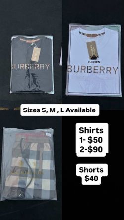 Burberry Shirts and Shorts