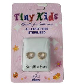 Kids earring 24k gold plated