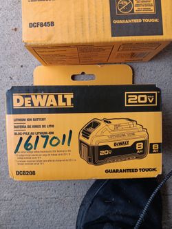 Dewalt 20v 8amp hour battery