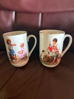 Norman Rockwell Mugs