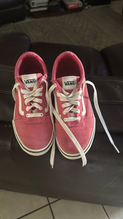 Vans Low-Top Canvas Sneakers Pink