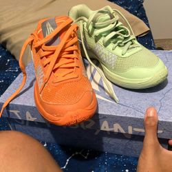 Ja Morants Ones  Orange And Green