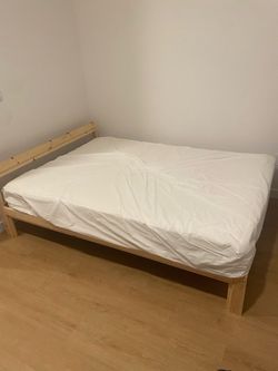 Bed frame and mattress