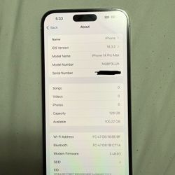 iPhone 14 Pro Max 128gb