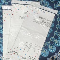 Heavy Duty Plastic Tablecloth