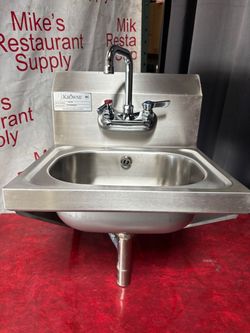 16" Krowne HS-58 Wall Mounted Hand Sink with Faucet #5143