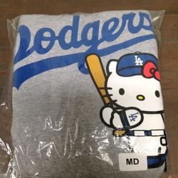 Hello Kitty Dodger Hoodie  Sweater Medium