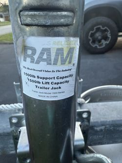 Trailer Jack  1500 Lbs 