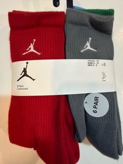 Kids Jordan basic 6-pack socks