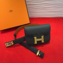 Brand New Women's Hermès Belt and Handbag Set
