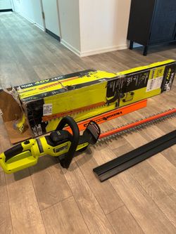 Ryobi 40v hp hedge trimmer
