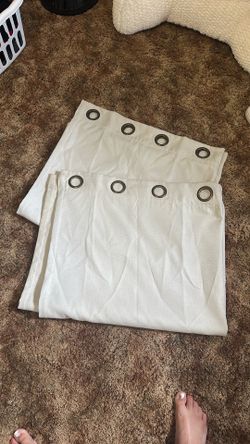 Beige blackout curtains