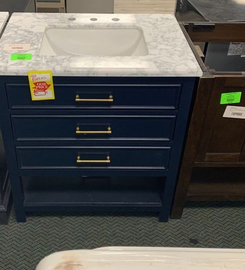 ALLEN ROTH BATHROOM VANITY 8 W N