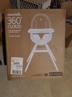 Munchkin 360 Cloud,Clear High Chair