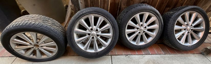 Set of 4 Alessio Imola Wheels 7 1/2Jx17H2 5x112 bolt pattern