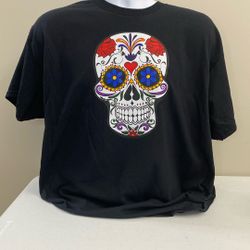 Skull T-shirt, New, Preshrunk cotton, Size XL,  Free Shipping/local Pickup, (item #384)