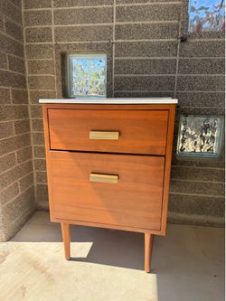 Modway Cassia 24" Solid Teak Bathroom Vanity w/ Ceramic Sink – Mid-Century Modern