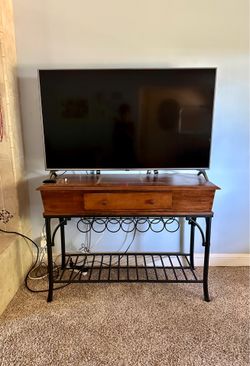Wine Rack Sideboard Table