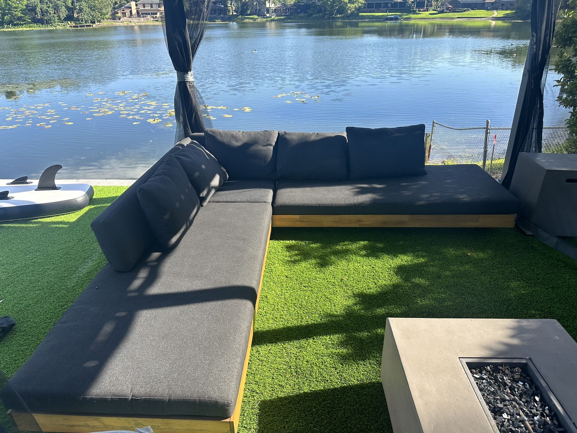 All Modern Outdoor Sectional Couch 
