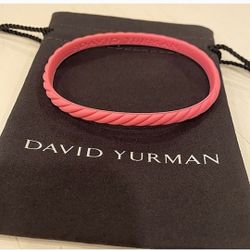 David Yurman Limited Edition 6mm Pink Bracelet (Medium) Brand NEW