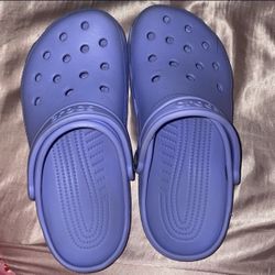 purple crocs